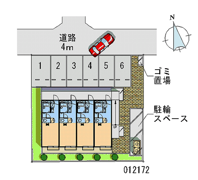 12172 bãi đậu xe hàng tháng