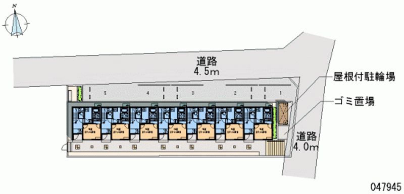 47945 Monthly parking lot