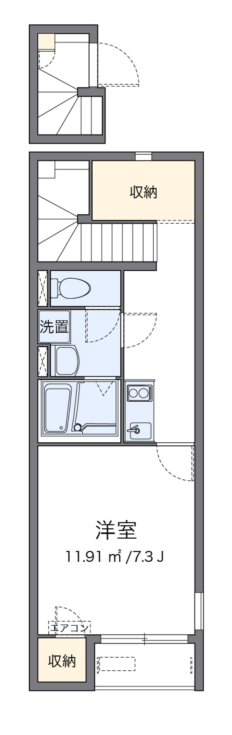 レオネクストＴｓｕｊｉ 間取図