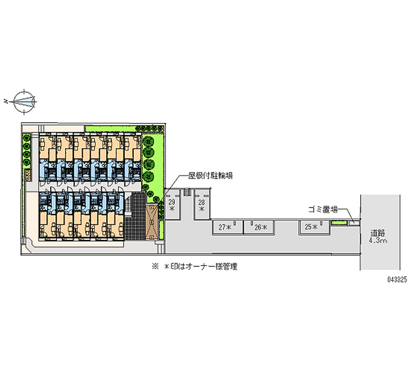 レオパレスＢＥＬＬ　ＮＩＣＥ 区画図