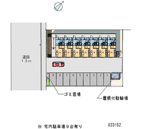 23152 Monthly parking lot