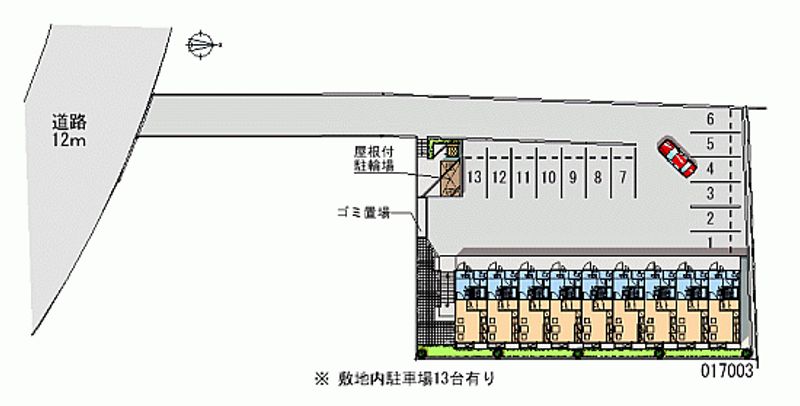 17003月租停车场