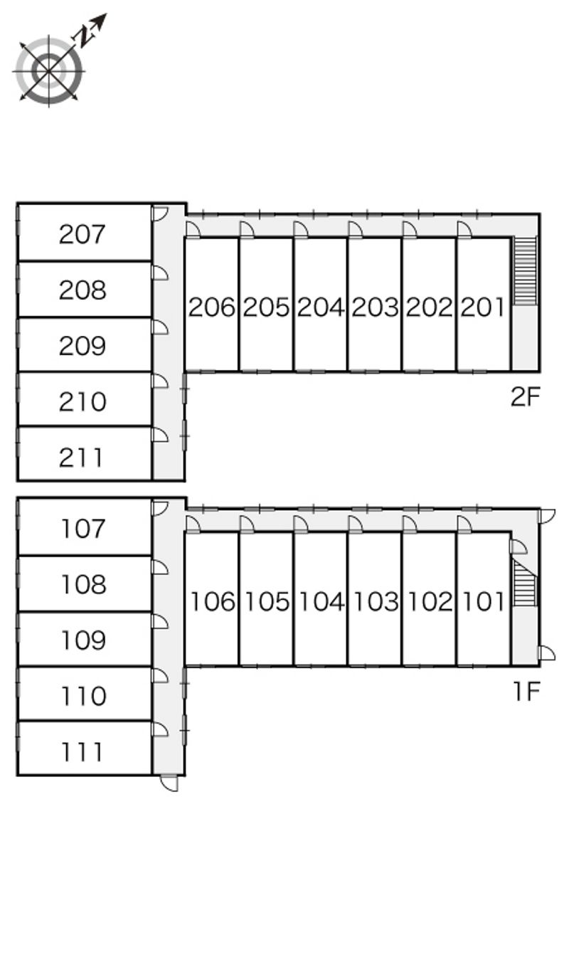 レオパレスエスペランサ 間取り配置図