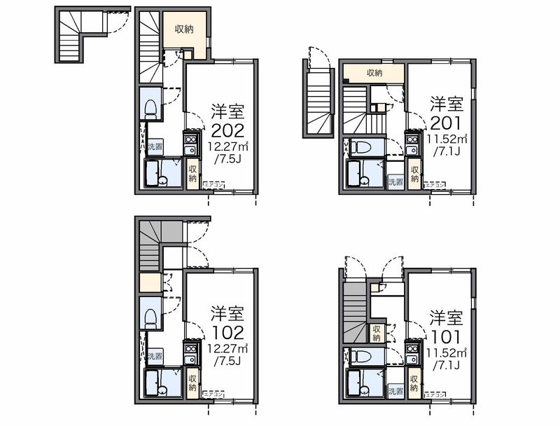 レオネクストシーブリーズ湘南Ⅱ 間取図
