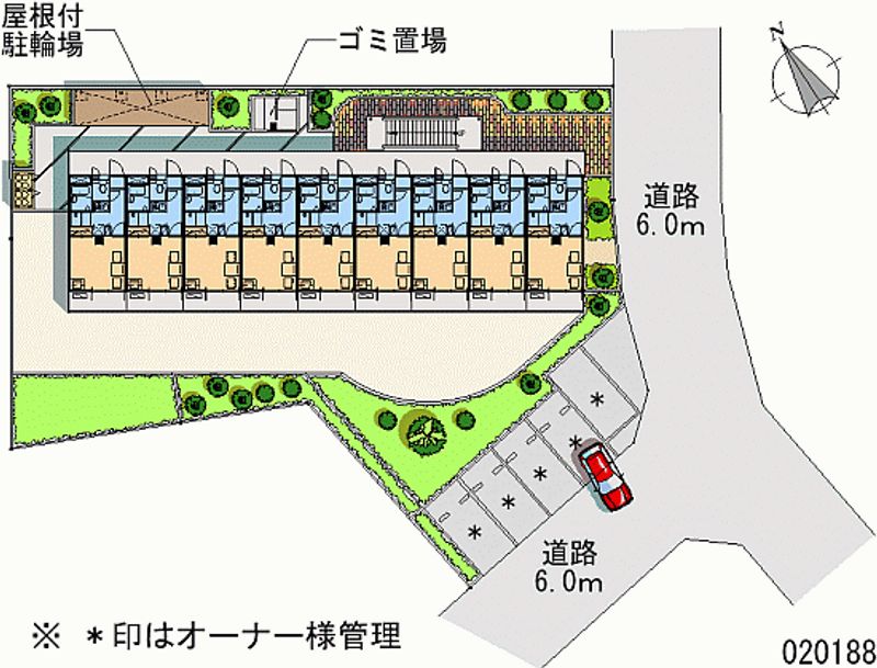 レオパレスル・レーヴ 区画図