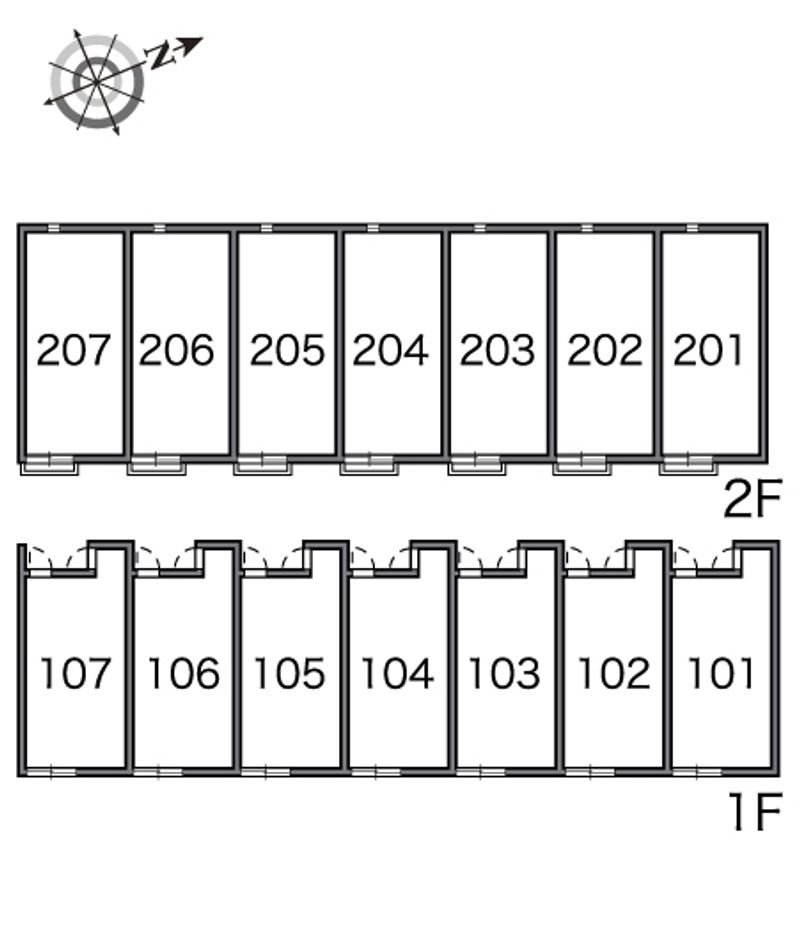 レオネクスト上南三 間取り配置図