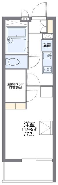 レオパレス隼Ⅲ 間取り図