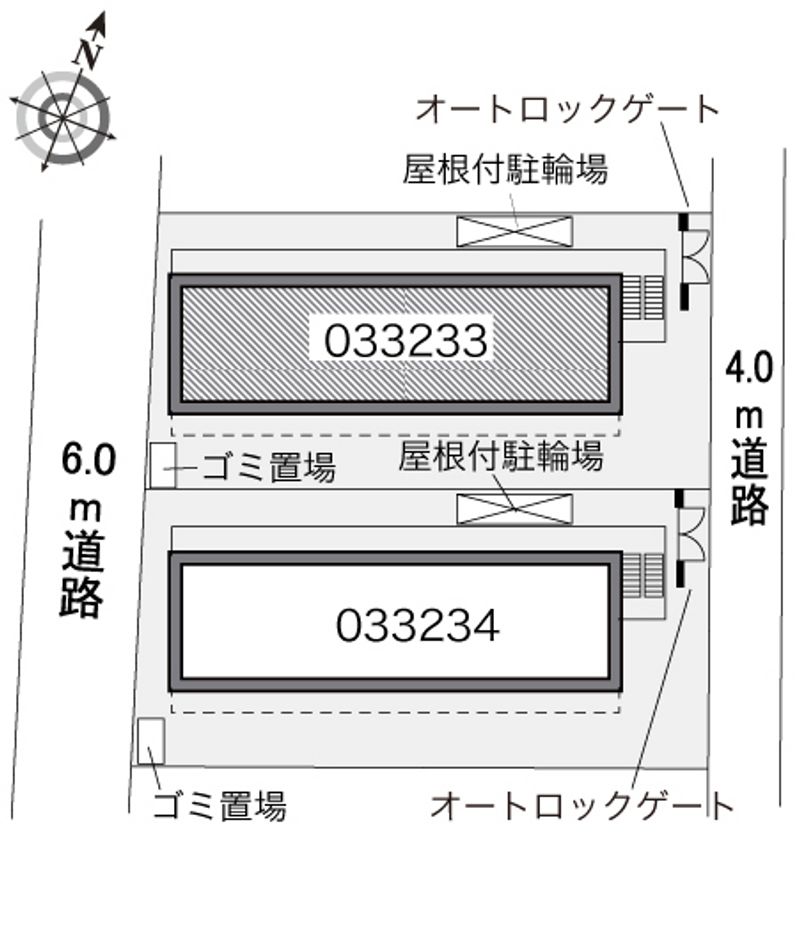 レオパレスＡＬＦＡＣＩＴＹ　Ｈ 配置図