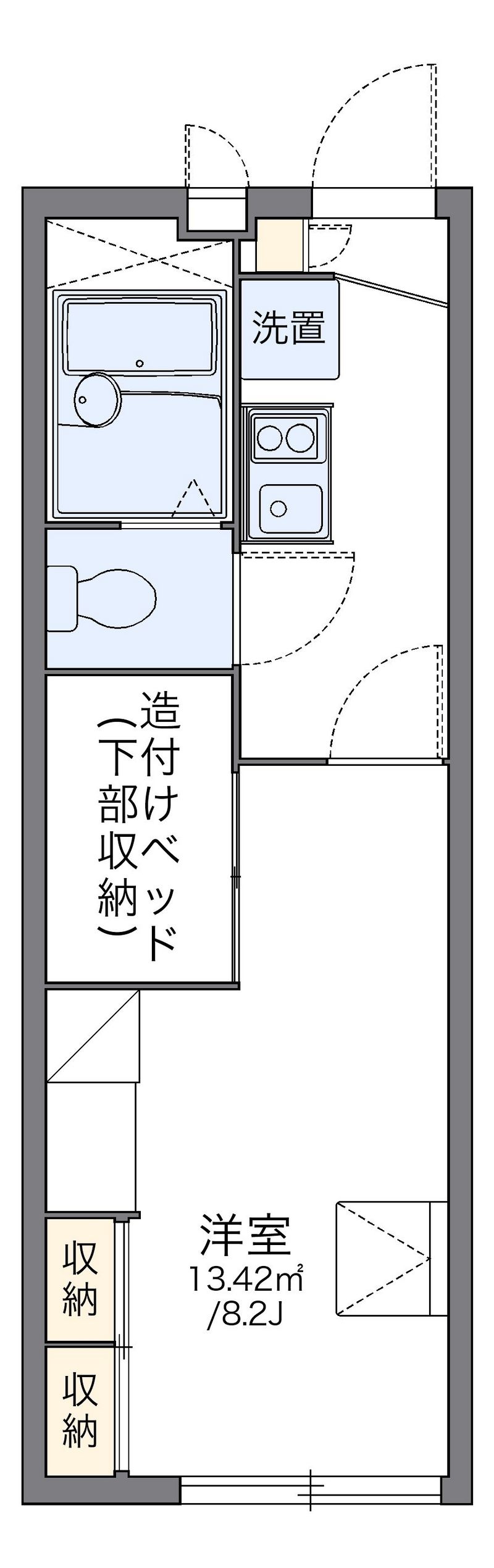 レオパレスΣＳ 間取図