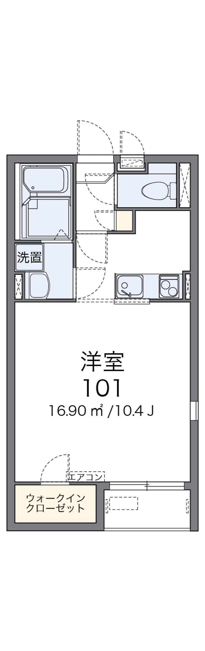 レオネクストＥＡＳＴⅡ 間取図