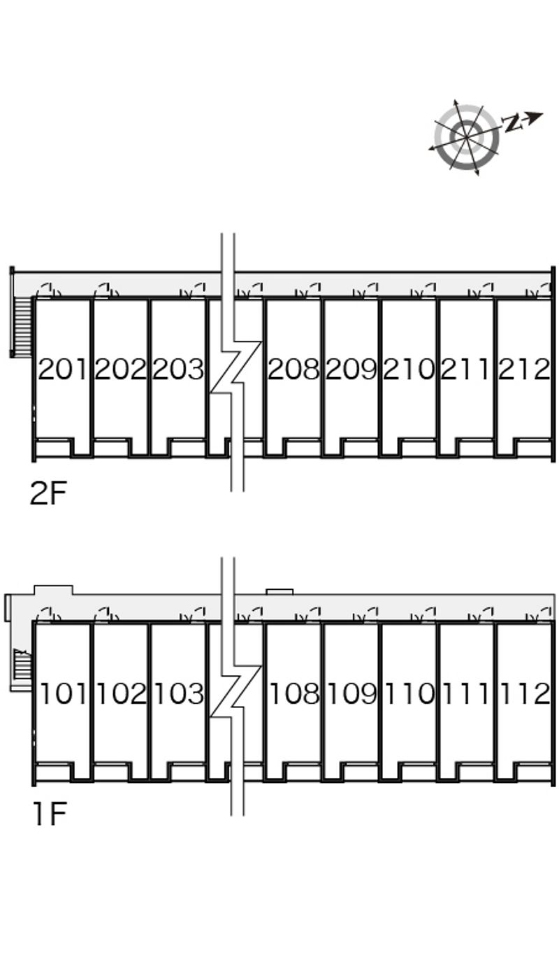 クレイノＬａｎｔａｎａ 間取配置図