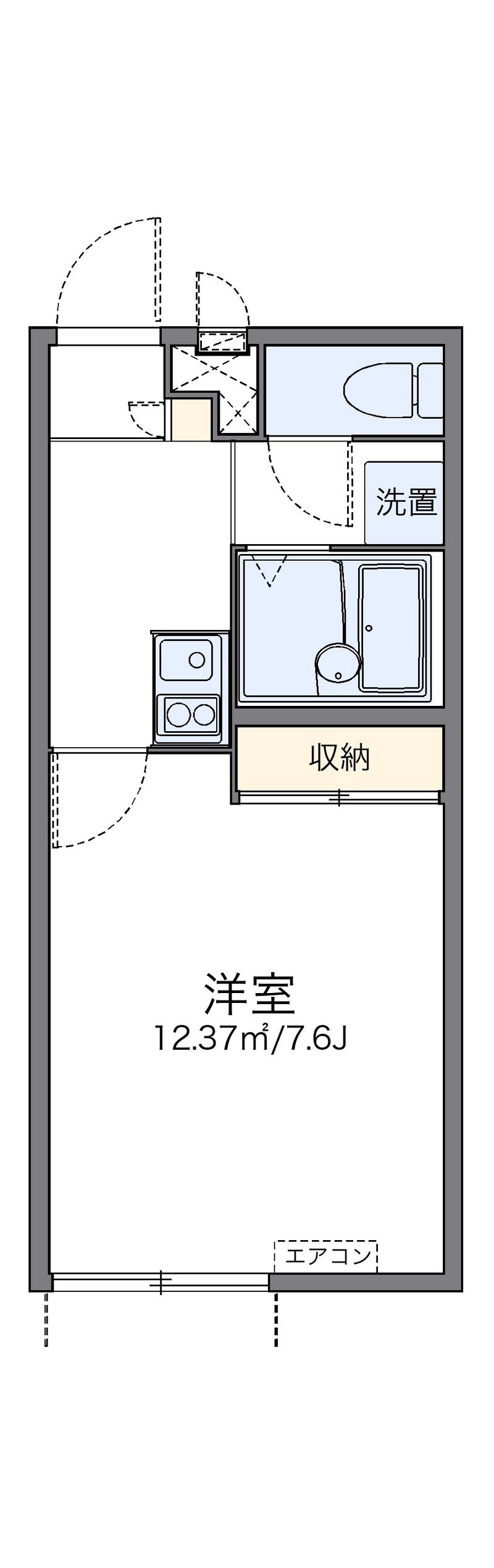 レオパレスＳＡＤＡ２ 間取図