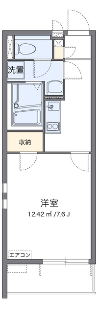 クレイノ山栄ハイツ 間取り図