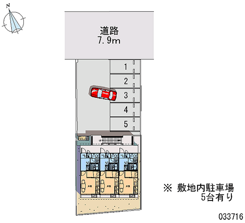 レオパレスＢＡＮＫＩＮ 月極駐車場