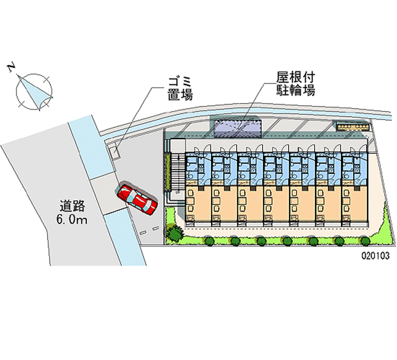 レオパレスマ　メゾン泉 区画図