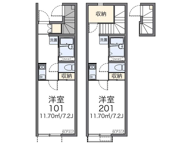 レオネクストティーアンドケー 間取図