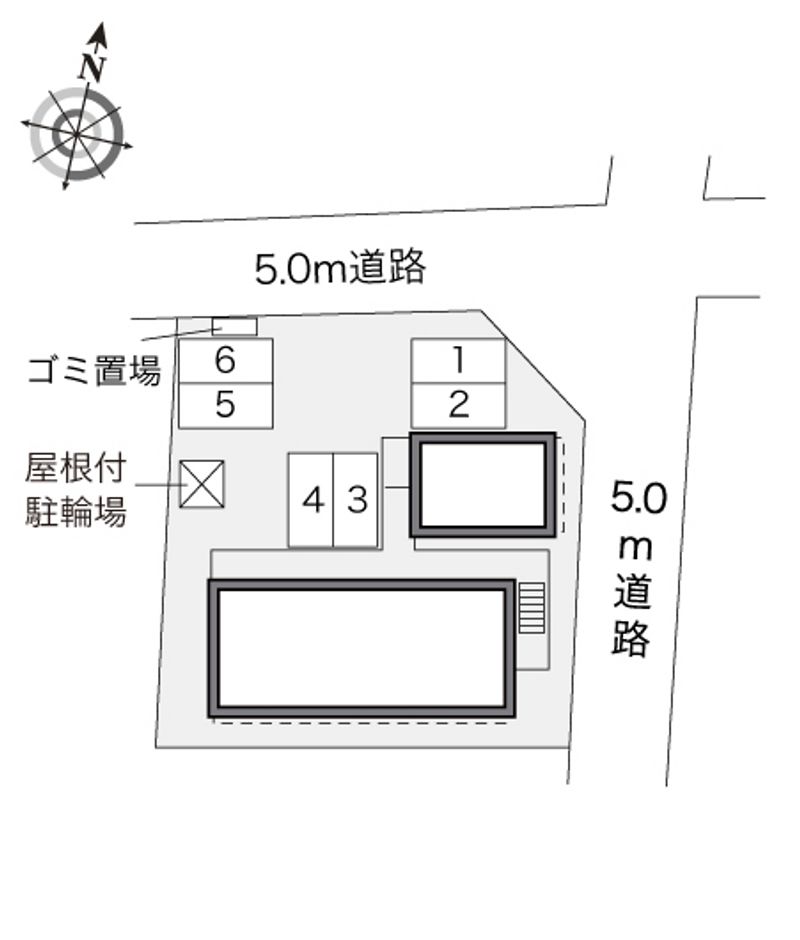 レオパレス上杉 配置図