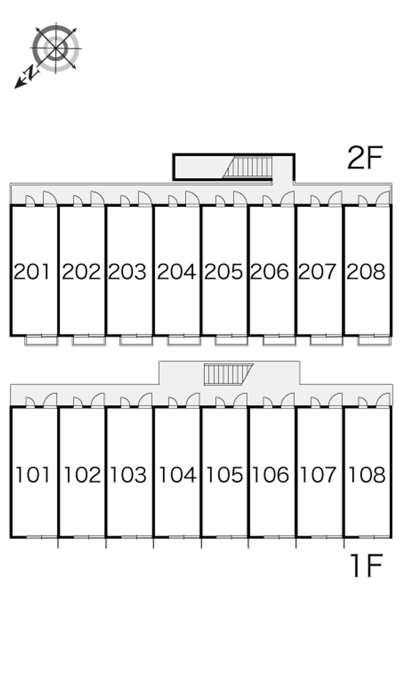 レオパレスコンフォート 間取配置図
