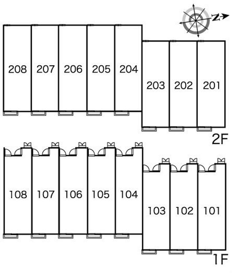 レオパレスＡＫＩ 間取り配置図