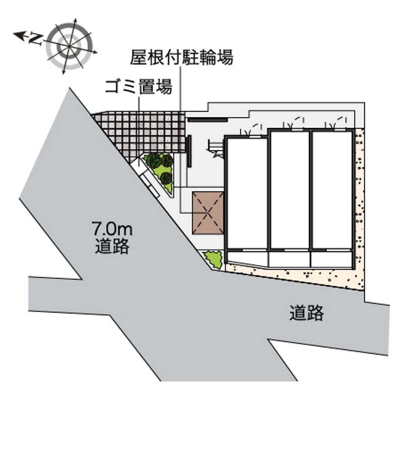 レオパレスボヌール 配置図