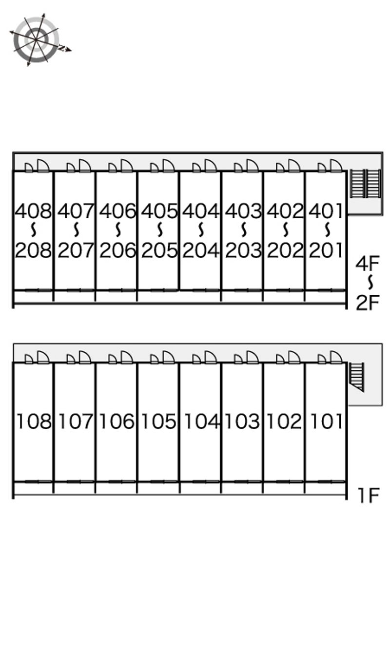 レオパレスリヴェール 間取り配置図