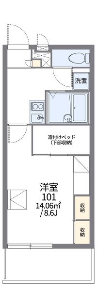 レオパレスｍａｎｏｎ２ 間取り図