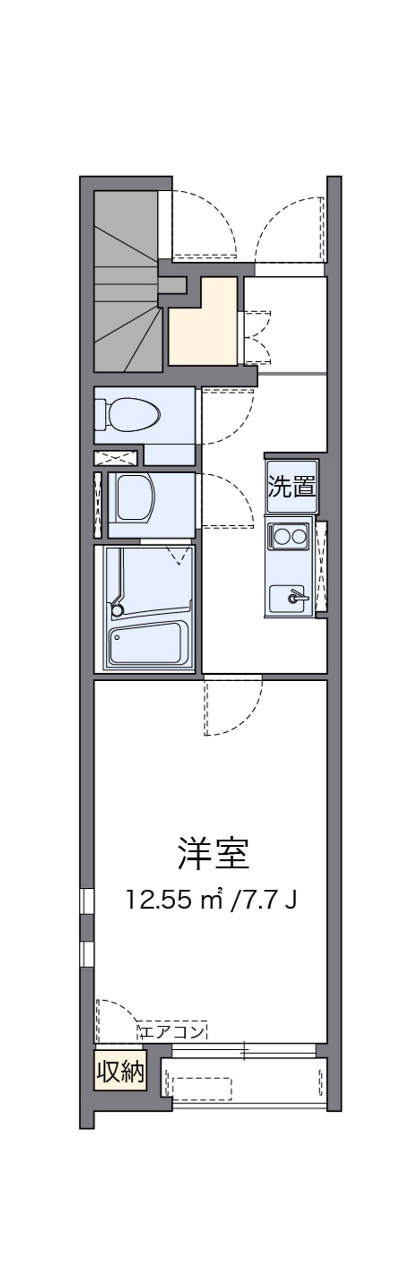 クレイノ飛鳥 間取図