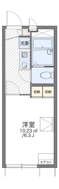 レオパレスブライトハイム 間取り図