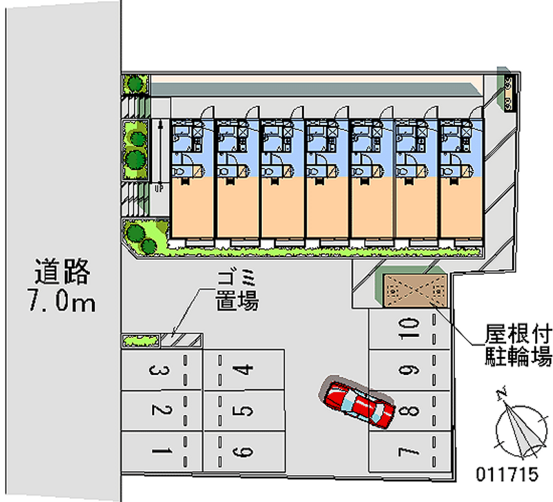 レオパレスＳＵＧＡ 月極駐車場