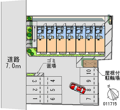 11715 Monthly parking lot