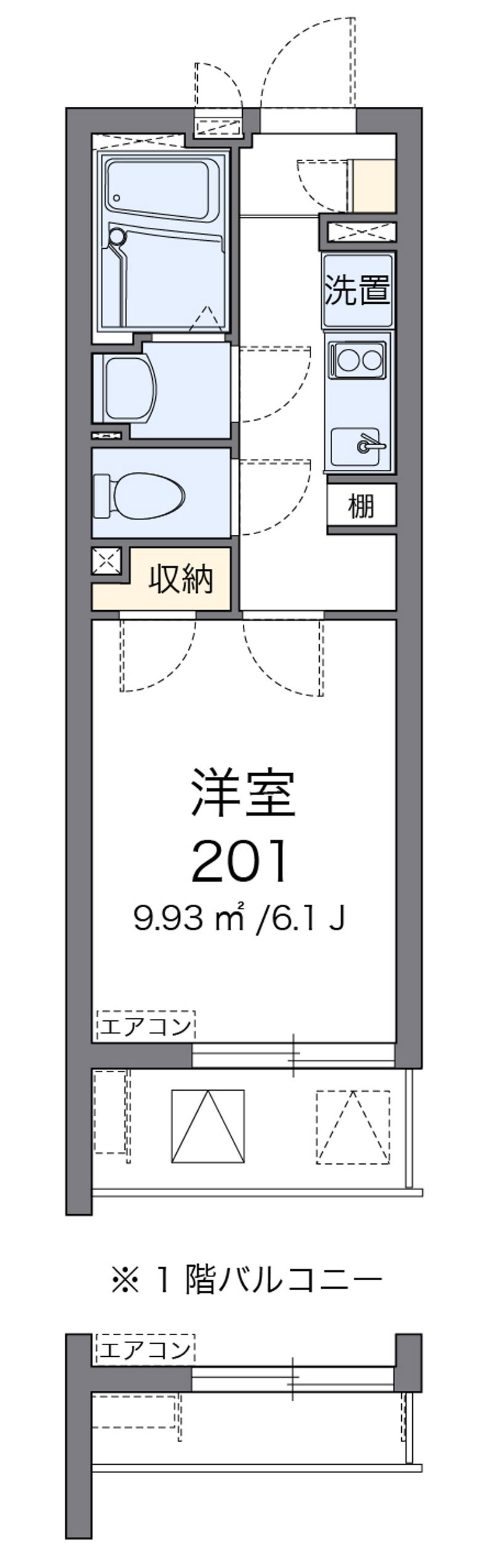 クレイノ西川口 間取図