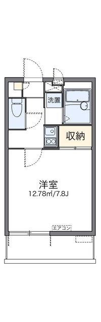 レオパレスマリンスター 間取り図
