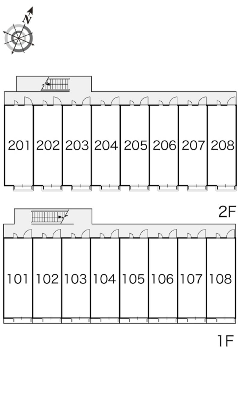 レオパレスＳｏｔｔｏ　Ｖｏｃｅ 間取り配置図