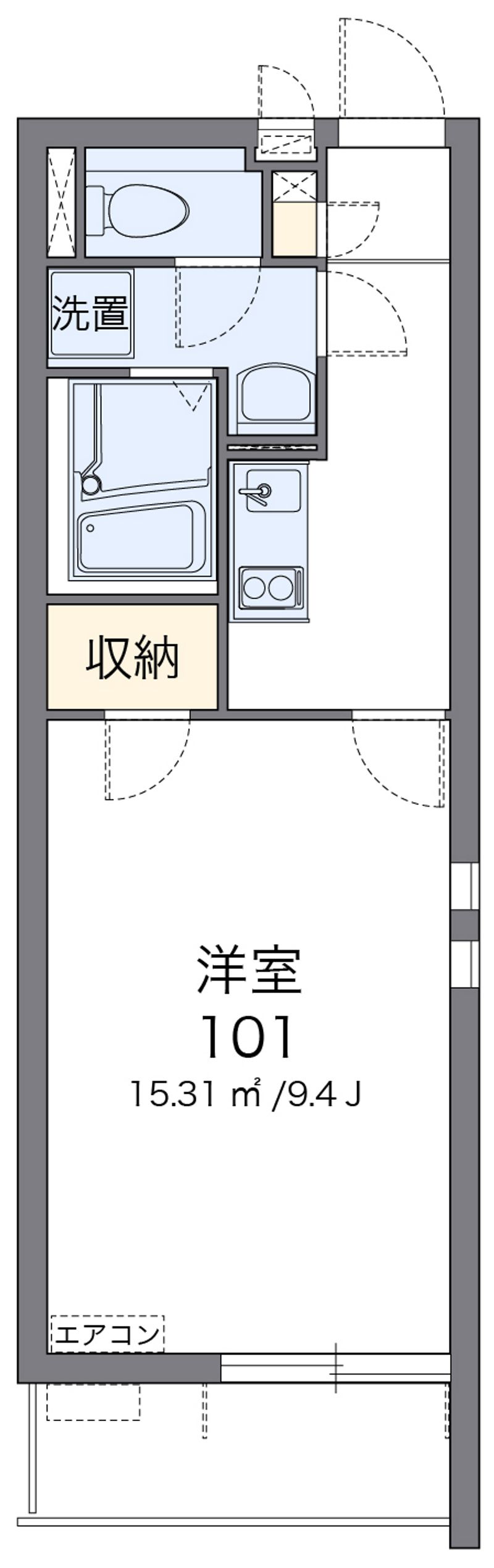 クレイノシャンティ浦和 間取図