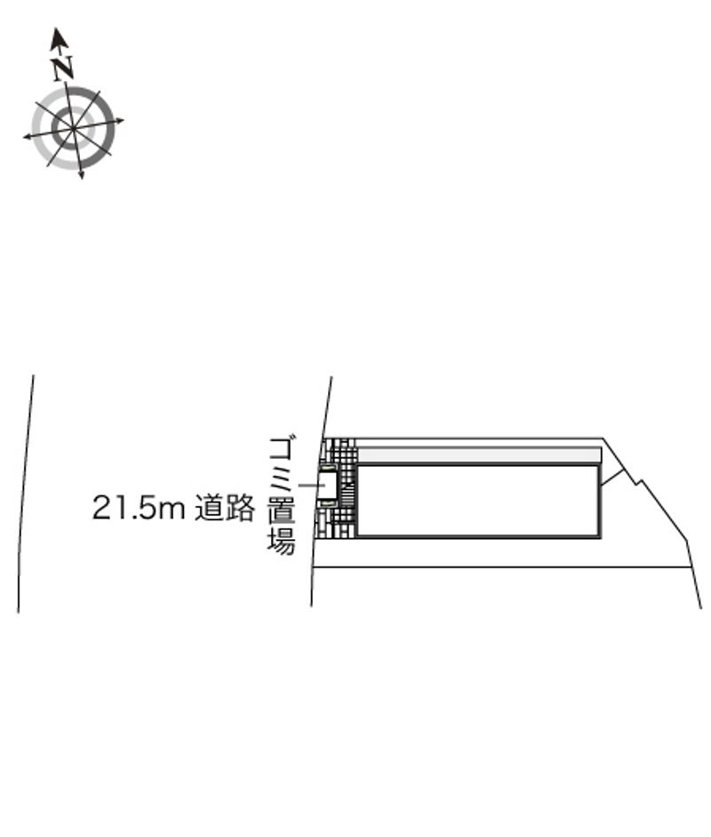 レオパレスダイヤモンドマーシュ 配置図