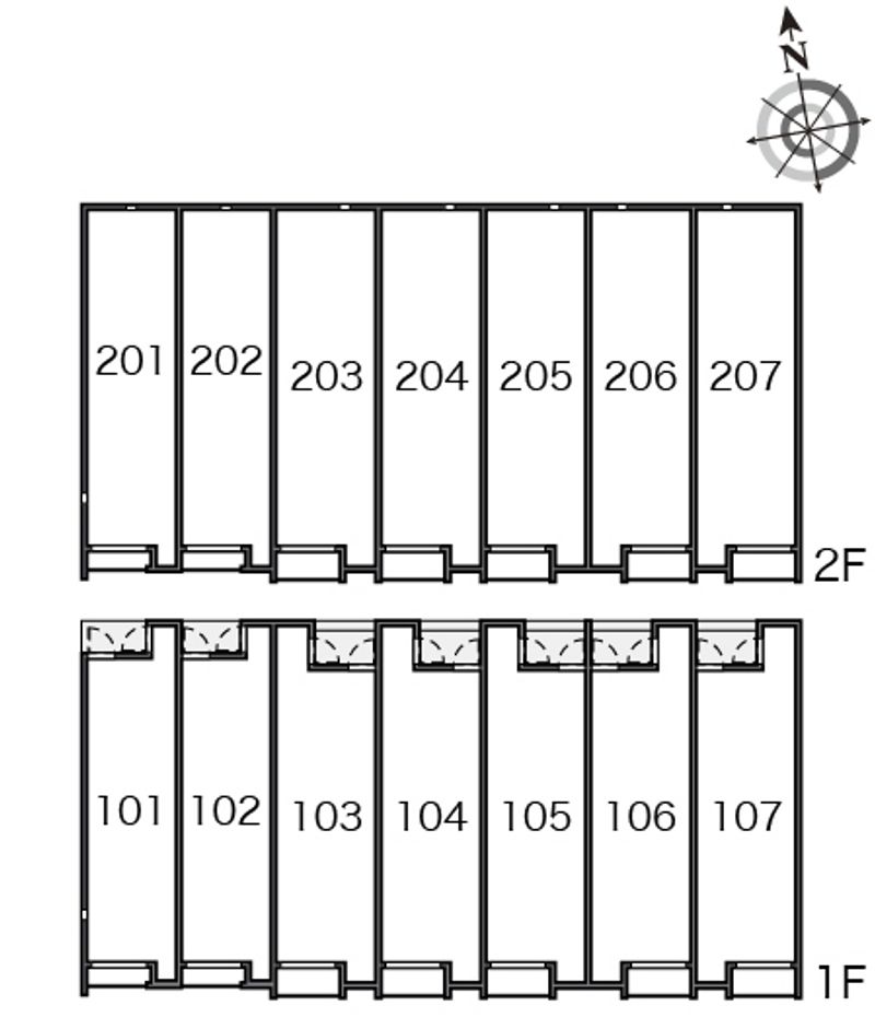 ミランダコンジュＳＨ 間取り配置図