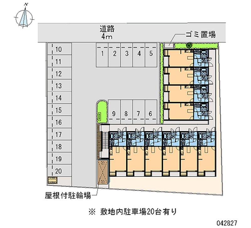 42827 Monthly parking lot