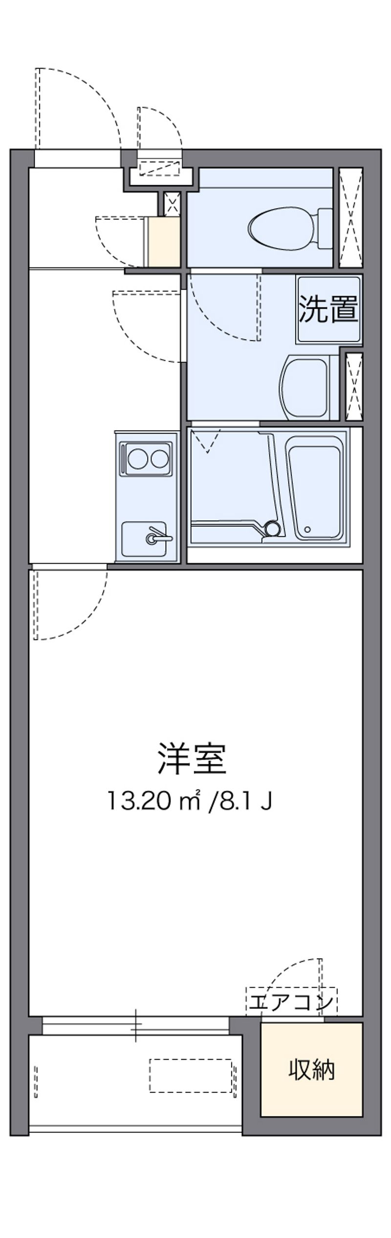 クレイノＪｏｙ　ＧＥＮＫＩＤＯ 間取図