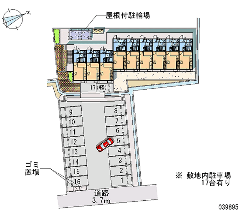 39895 Monthly parking lot