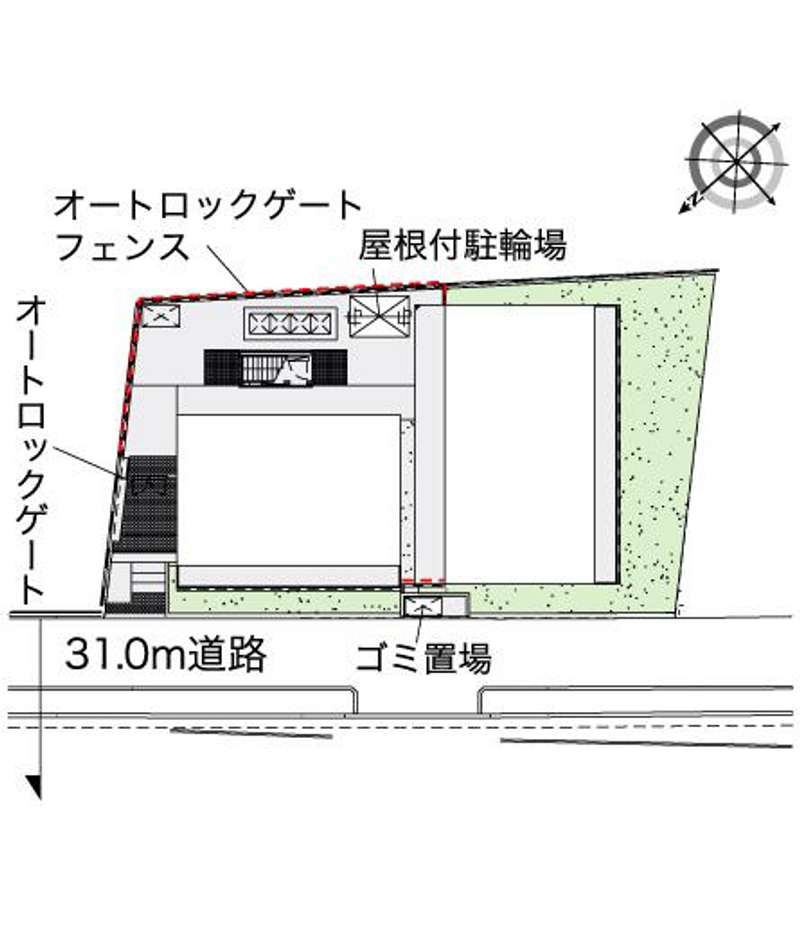 レオパレスウィン　ネクスト 配置図