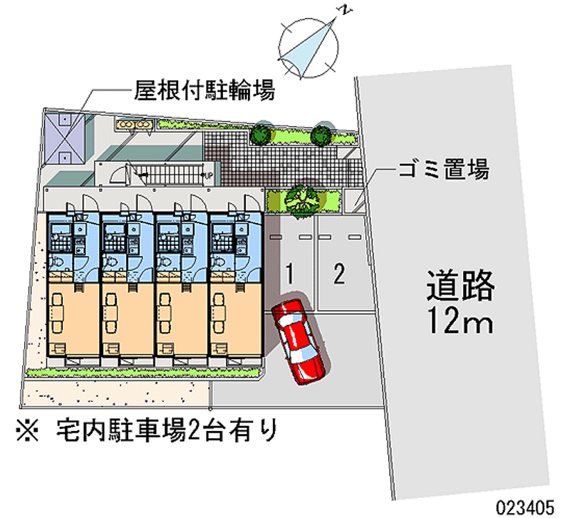 レオパレス東豊田Ⅱ 月極駐車場