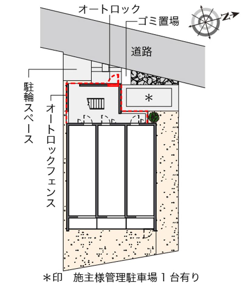 クレイノＭＡＲＵＣＨＡＮＣＨＩ 配置図