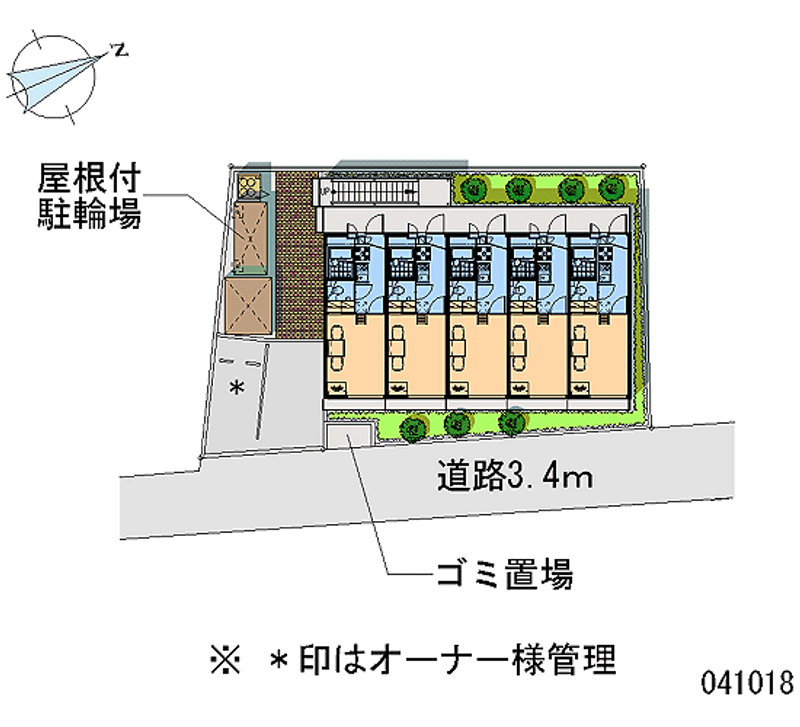 レオパレス湘南ヒルズ 区画図