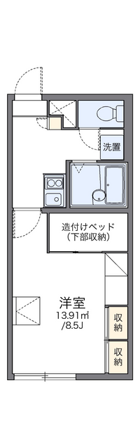 レオパレスポラリス 間取り図