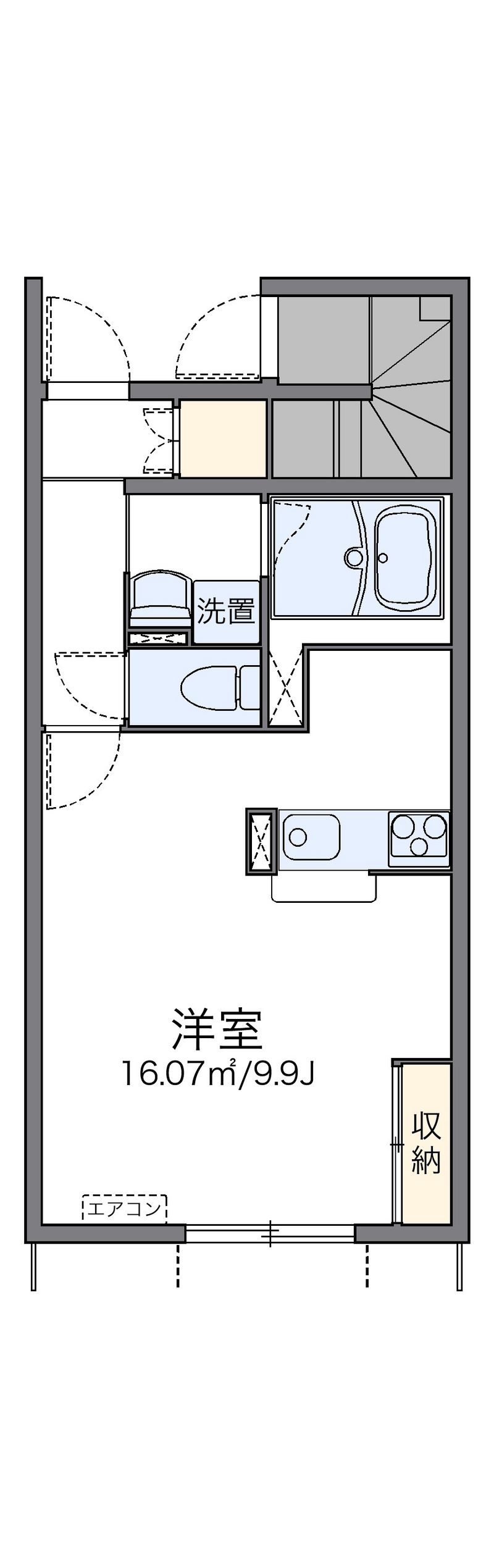 レオネクストラーラⅡ 間取図
