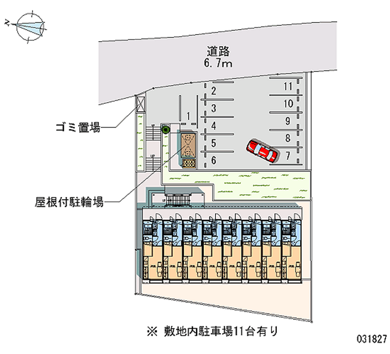 レオパレスフリー 月極駐車場