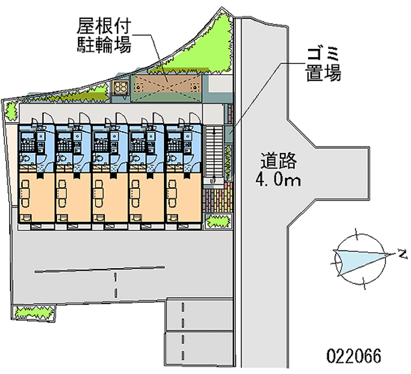 レオパレスリヴァースクェア 区画図