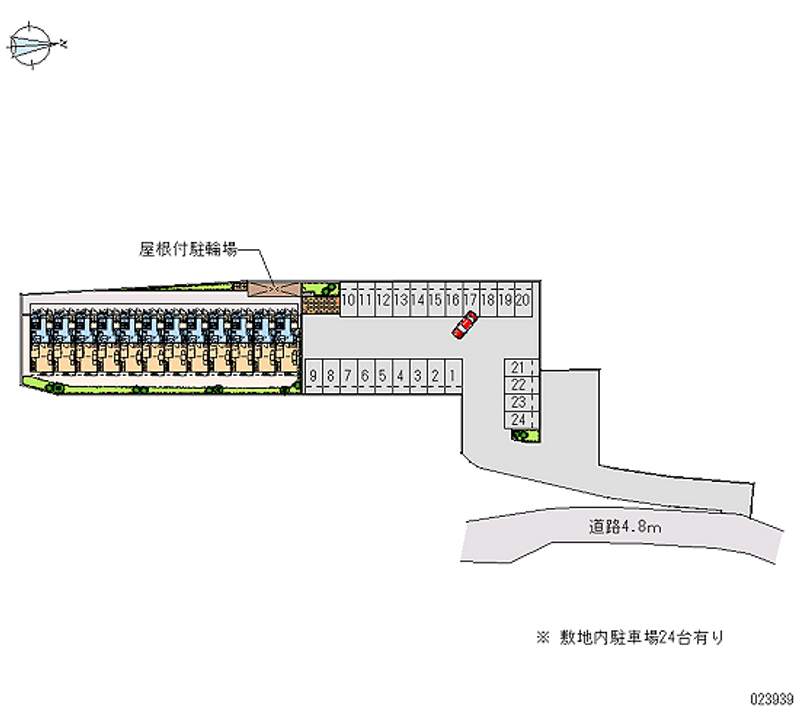 レオパレス豊 月極駐車場