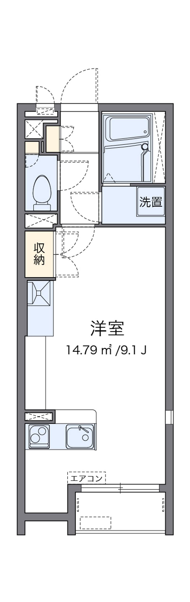 ミランダラフィーナⅡ 間取図