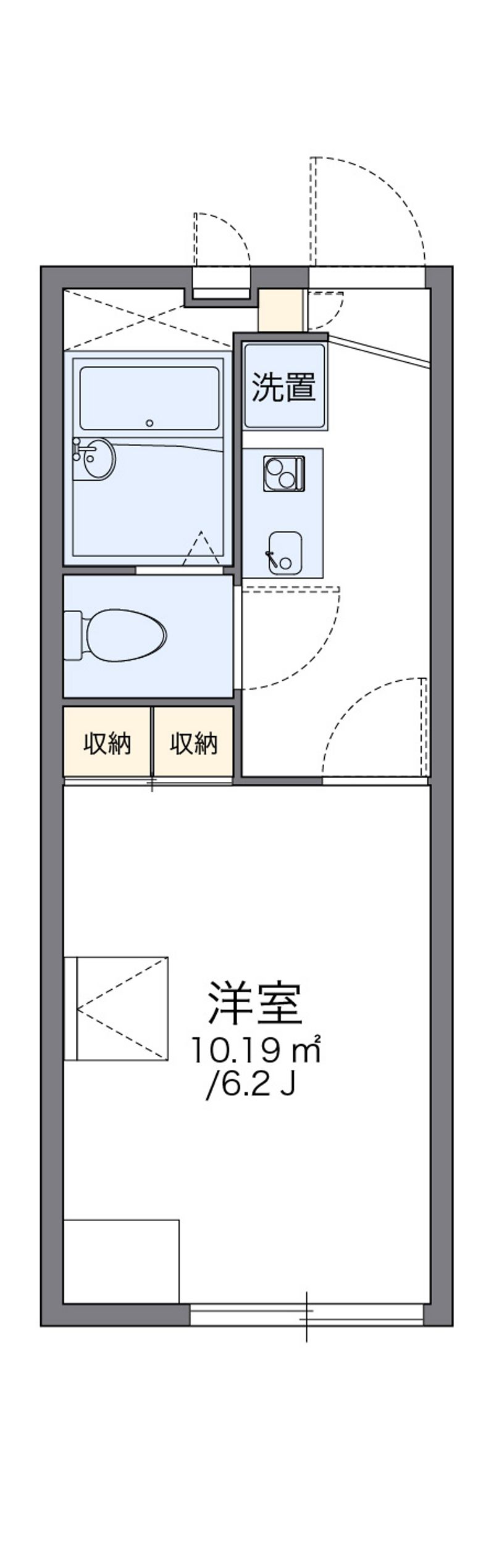 レオパレスカレンコート 間取図